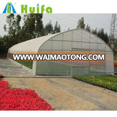 Hot sale single span galvanized portable indoor greenhouse